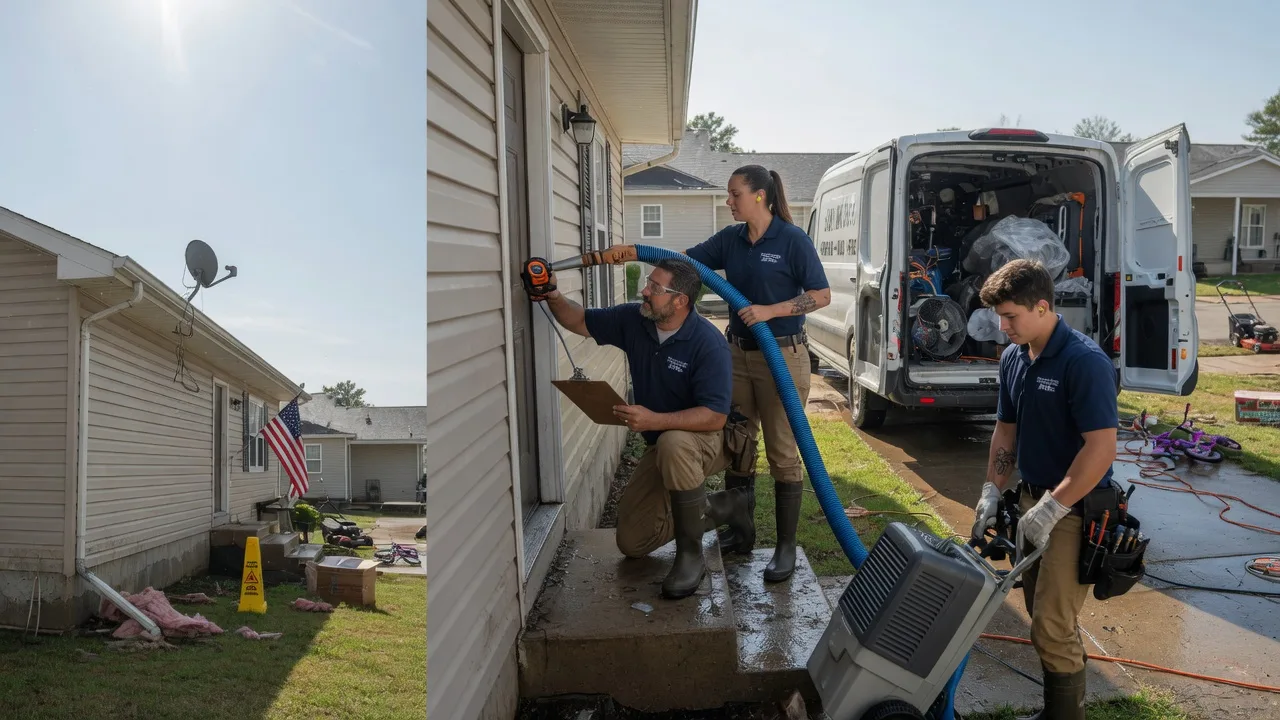 Ceiling Water Damage Restoration in Leeds, MA near me